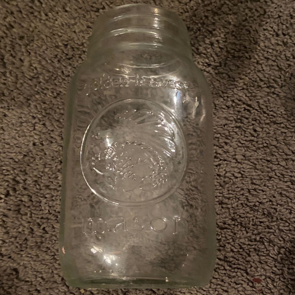 Clear Glass Mason Jar